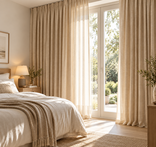 Sandstone Linen Blend Curtain
